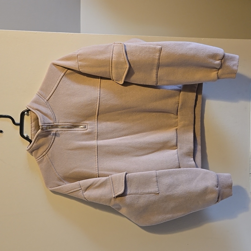 Little Mountain Cropped Cargo Sweatshirt